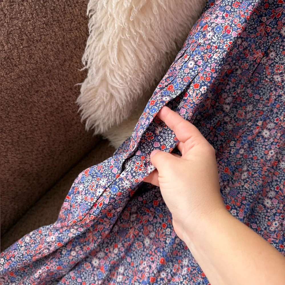 J.Crew Liberty Kayoko Floral Midi Dress